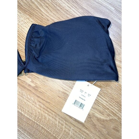 ANDIE SWIM The Scala Bikini Top Size Large Black Bandeau Strapless NWT E - Picture 4 of 7